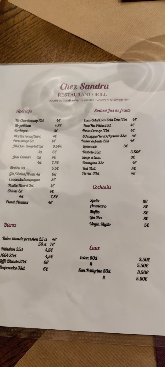 Menu Chez Sandra-3